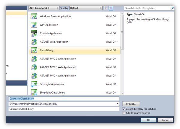 Class Library Project